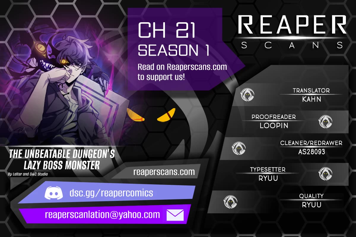 The Unbeatable Dungeon's Lazy Boss Monster chapter 21 page 1