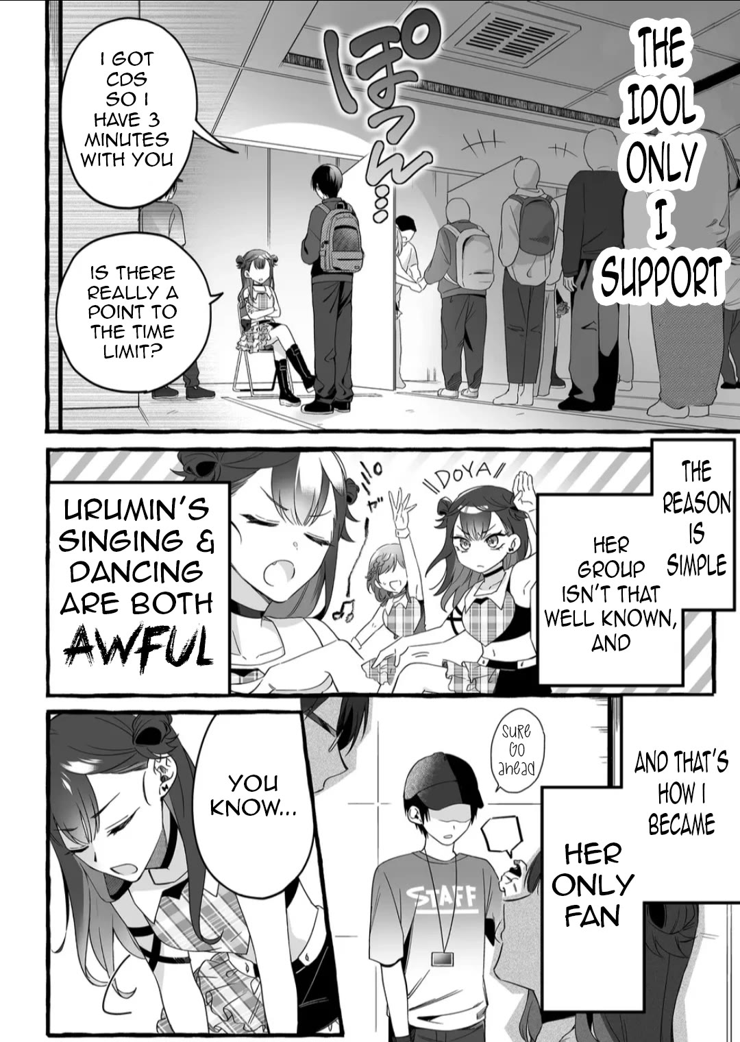 The Useless Idol and Her Only Fan in the World chapter 1 page 5