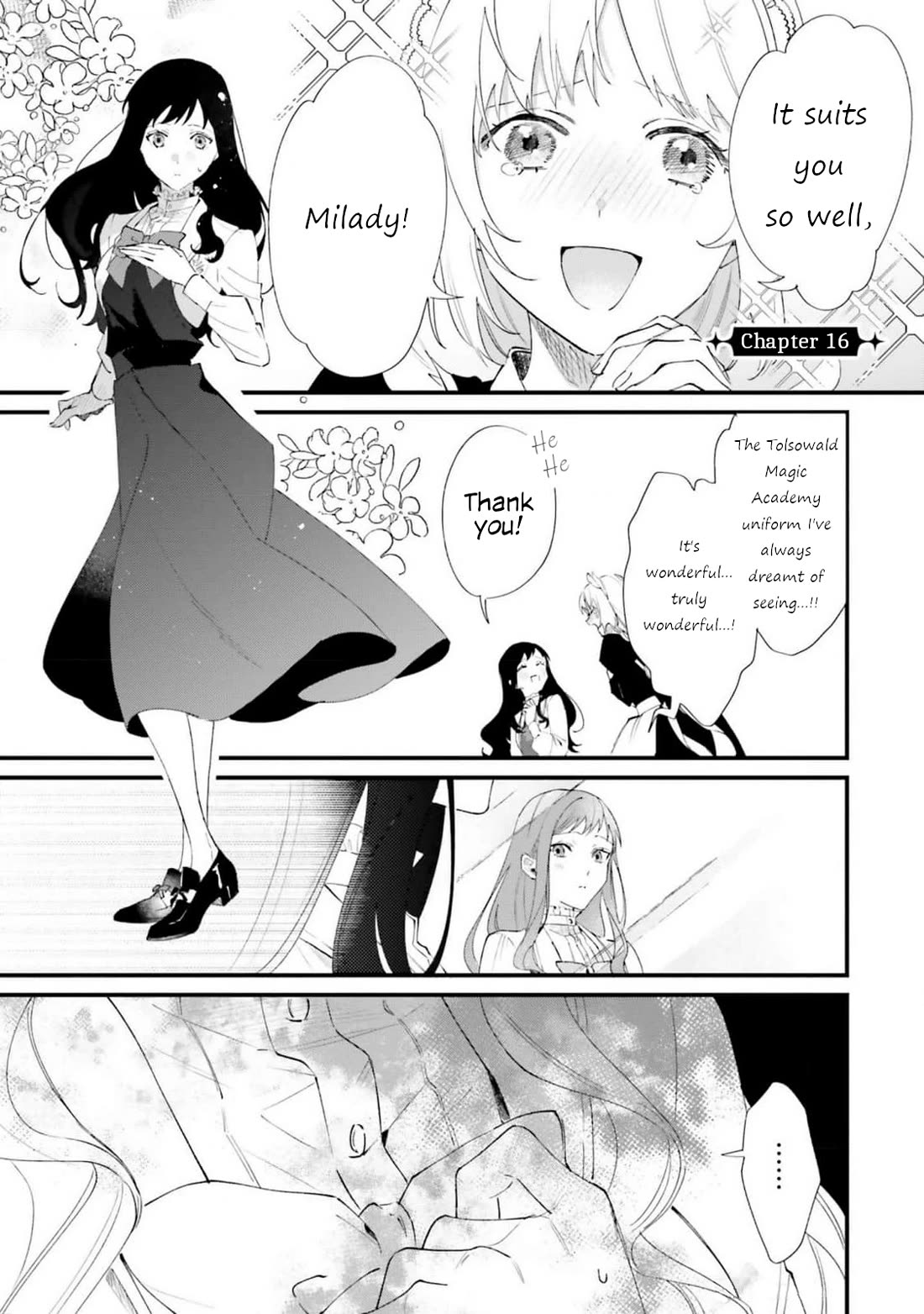 The Villainess Who Traveled Back in Time Inexplicably Lost Her Magic, so She Went Into Seclusion chapter 16 page 1