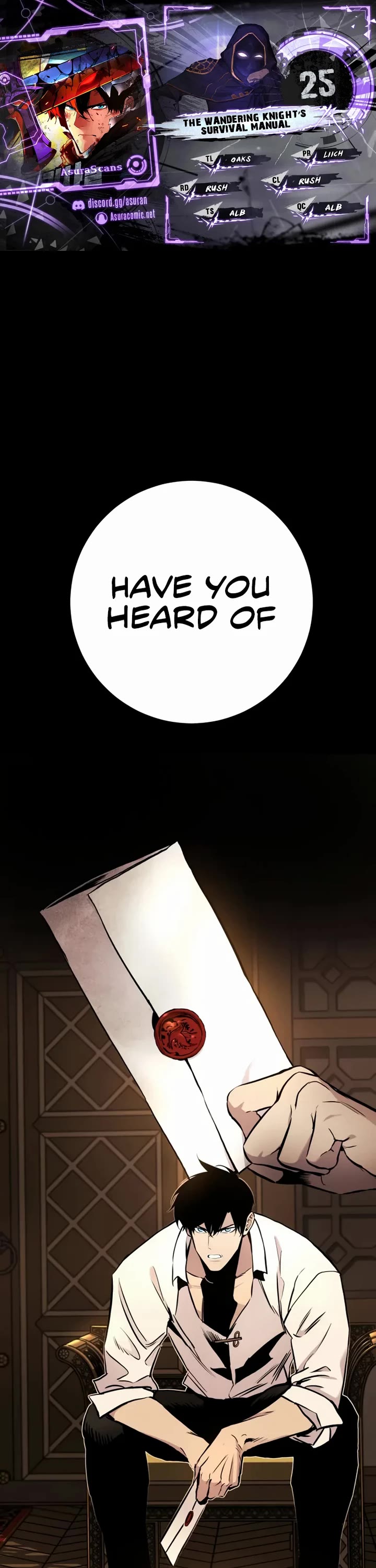 The Wandering Knight's Survival Manual chapter 25 page 1