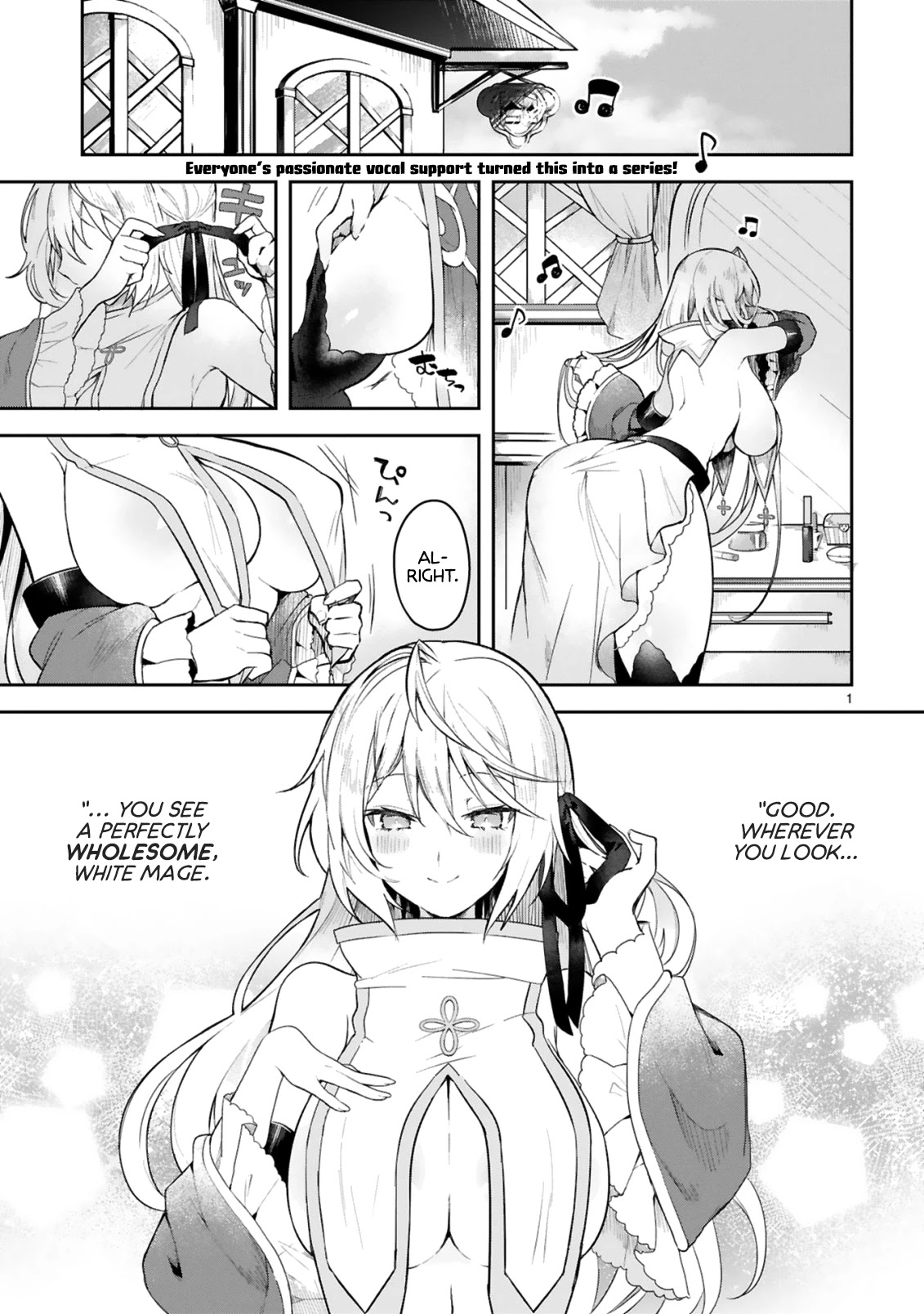 The White Mage Doesn't Want to Raise the Hero's Level chapter 2 page 1