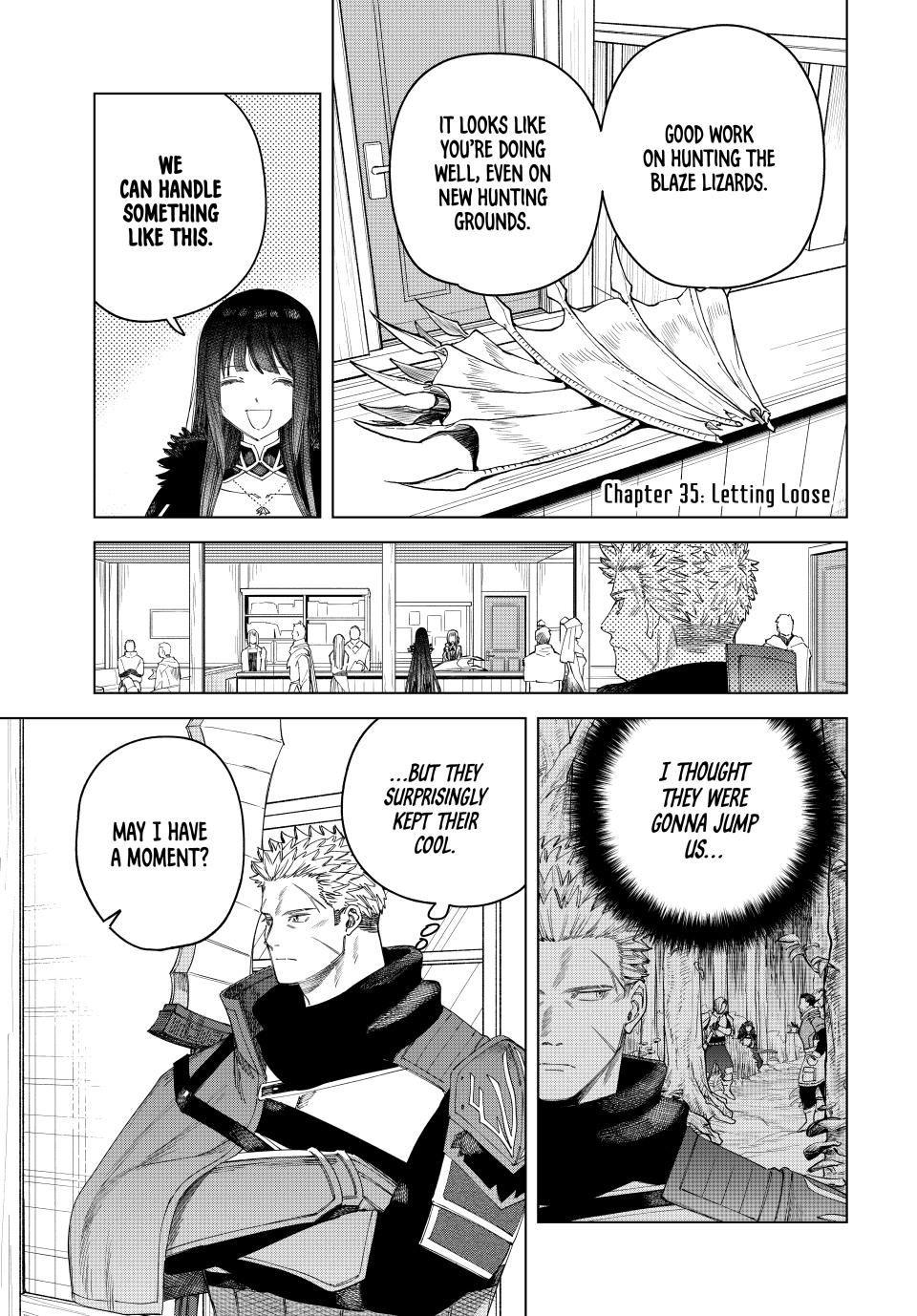 The Witch and the Mercenary chapter 35 page 1