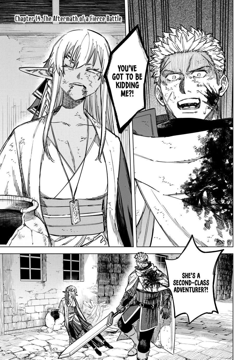 The Witch and the Mercenary chapter 14 page 1