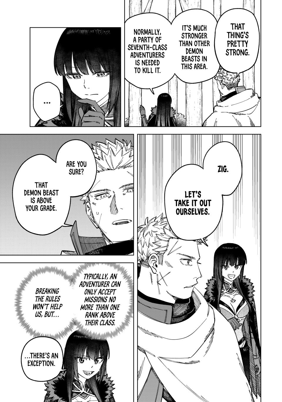 The Witch and the Mercenary chapter 9 page 17