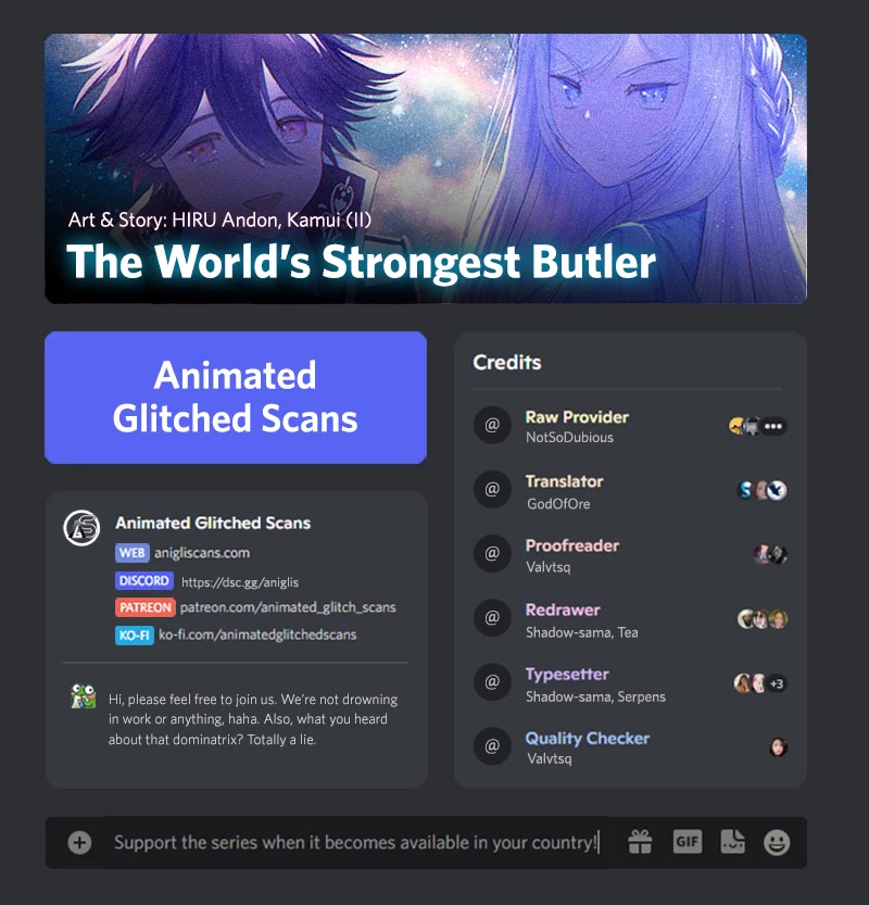 The World’s Strongest Butler: I Was Banished From the Black Workplace, and I Was Picked Up by an Ice Lady. chapter 11 page 1