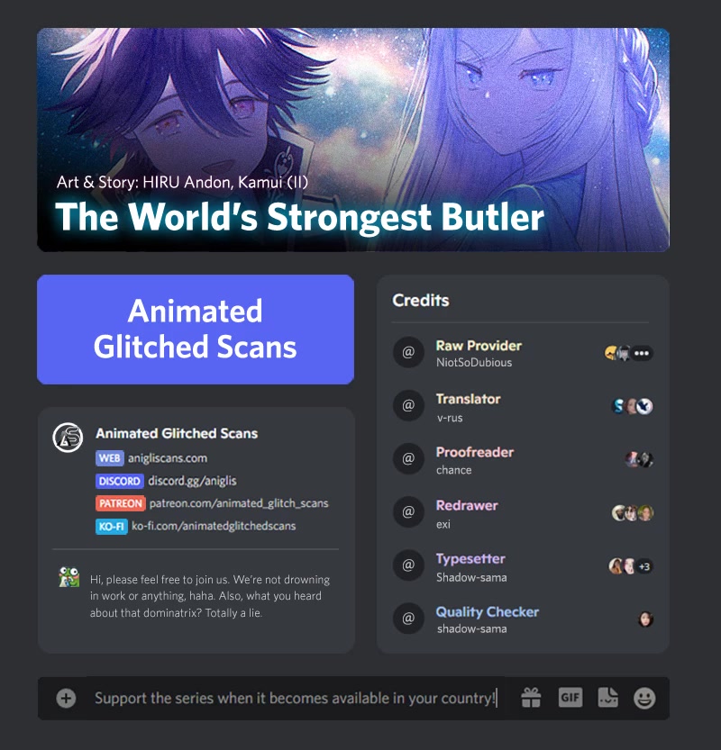 The World’s Strongest Butler: I Was Banished From the Black Workplace, and I Was Picked Up by an Ice Lady. chapter 14 page 1