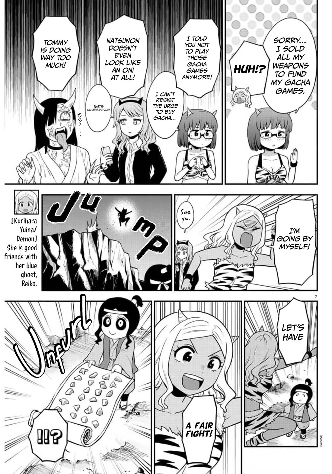 There's a Ghost behind that Gyaru chapter 50 page 7