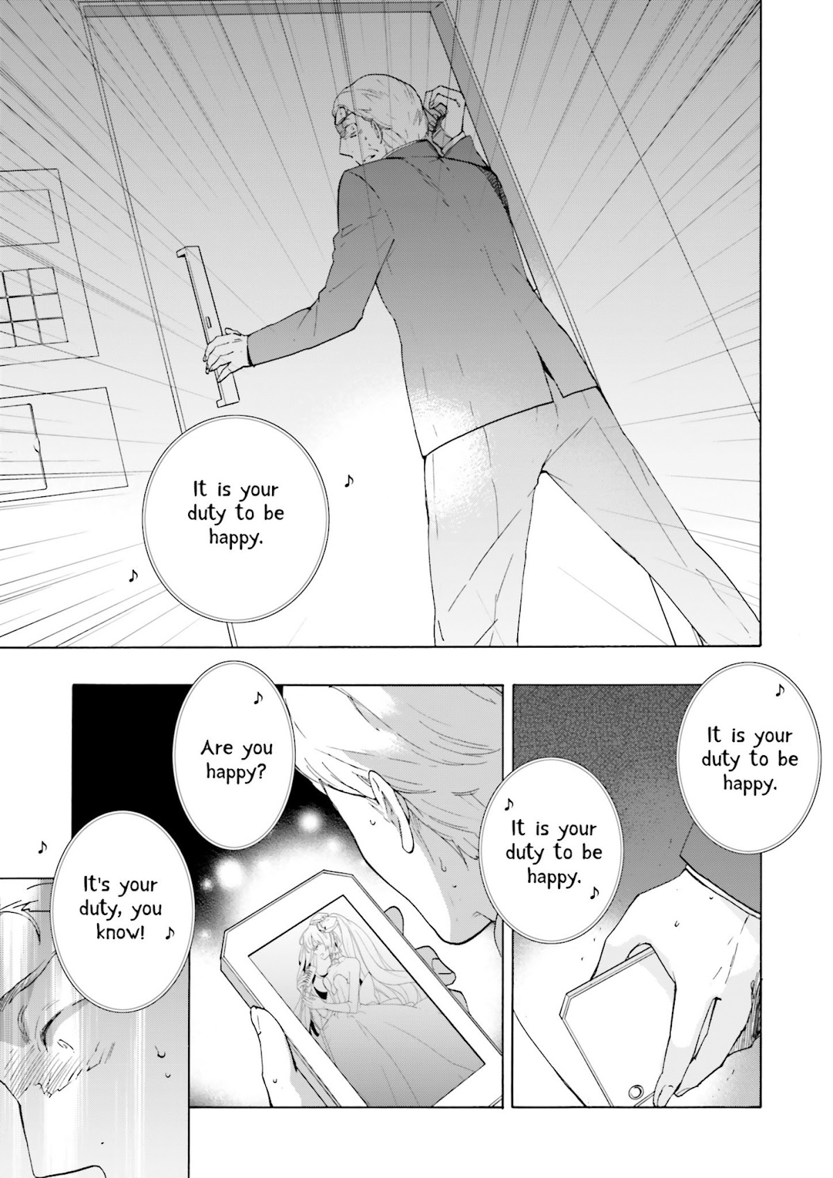 This is the Happiness and Peace of Mind Committee. chapter 8 page 9