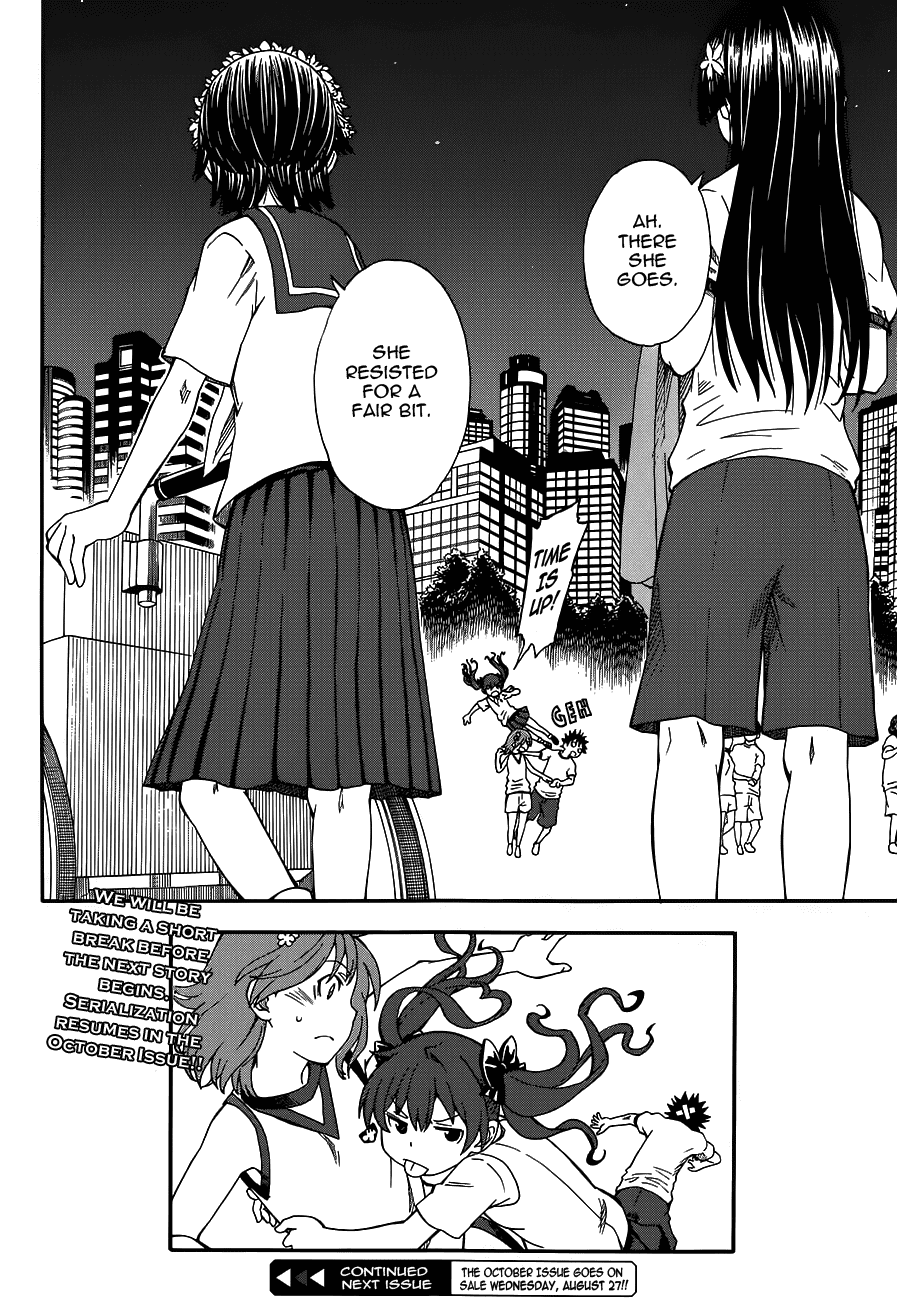 To Aru Kagaku no Choudenjibou chapter 69.5 page 20