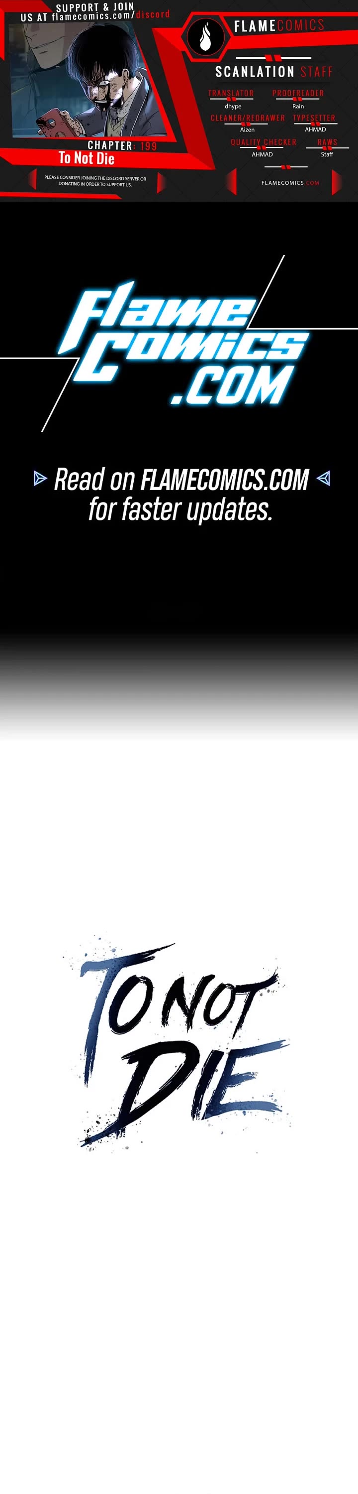 To Not Die chapter 199 page 1