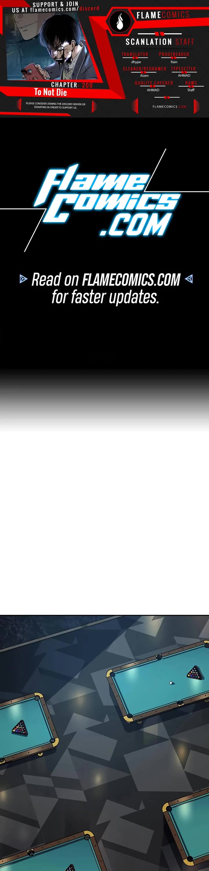 To Not Die chapter 200 page 1
