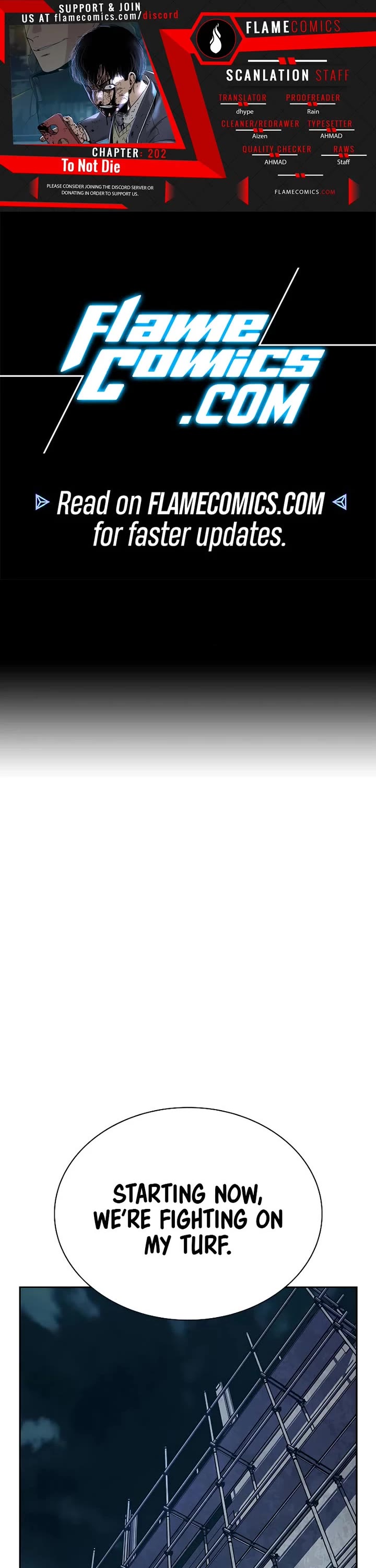 To Not Die chapter 202 page 1