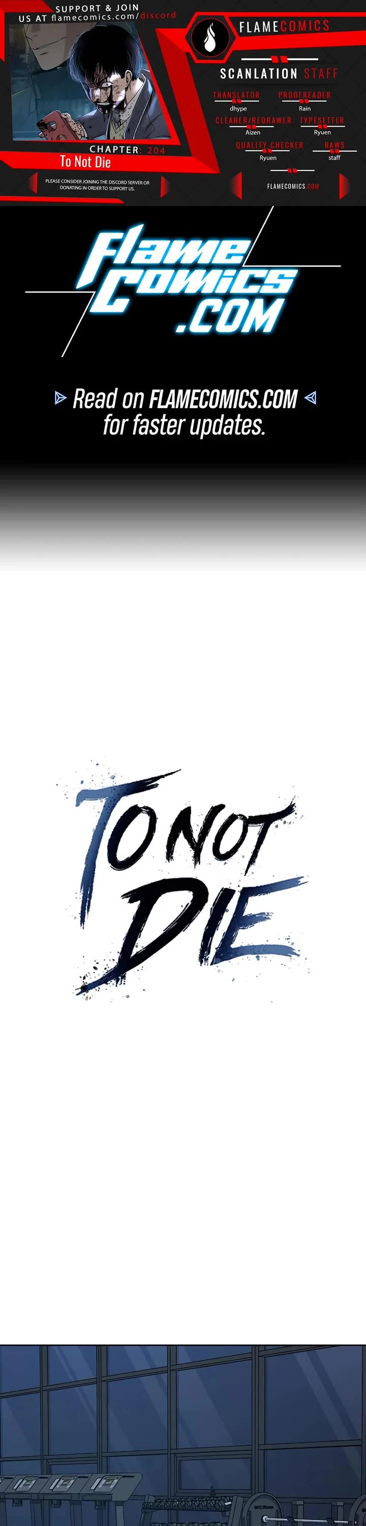 To Not Die chapter 204 page 1