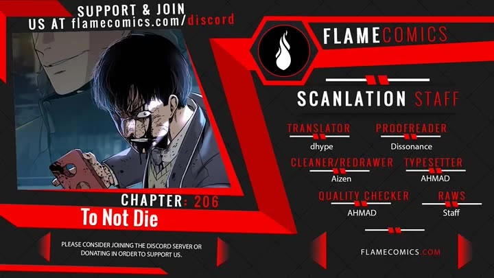 To Not Die chapter 206 page 1