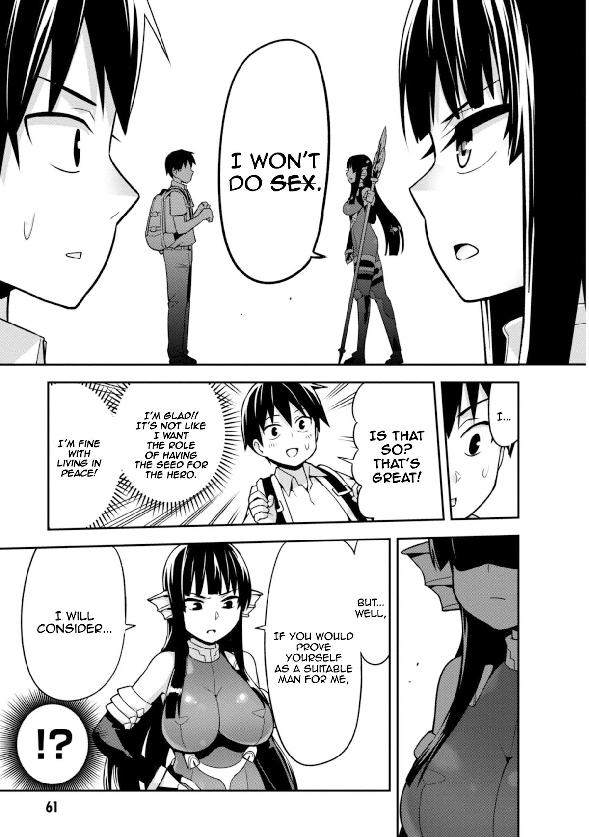 To Save the World, Can You Lie in Bed With Me, a Subhuman, in the Morning? chapter 3 page 10