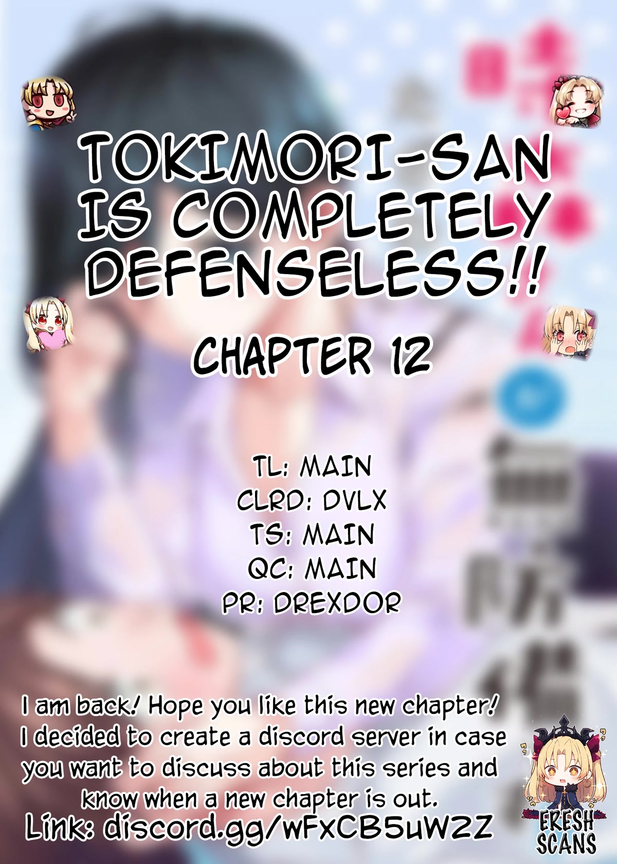 Tokimori‑san is Completely Defenseless!! chapter 12 page 1