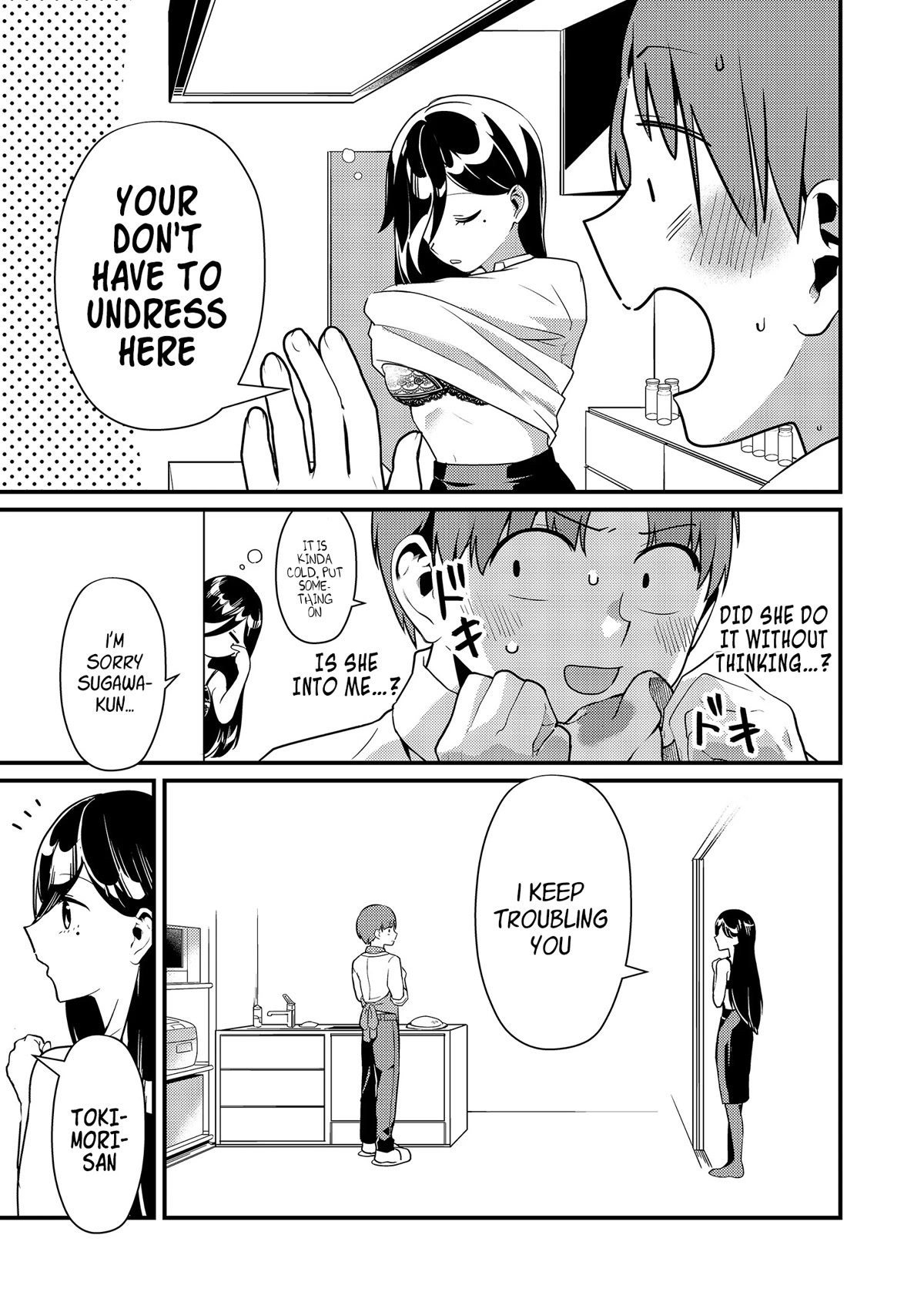 Tokimori‑san is Completely Defenseless!! chapter 3 page 8