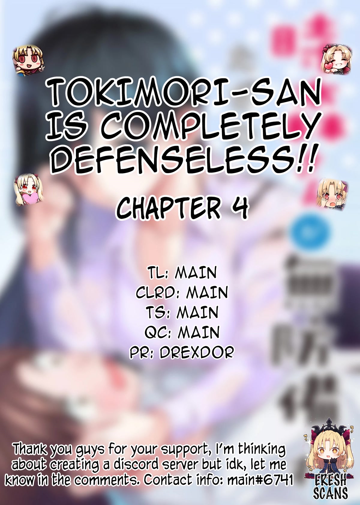 Tokimori‑san is Completely Defenseless!! chapter 4 page 1