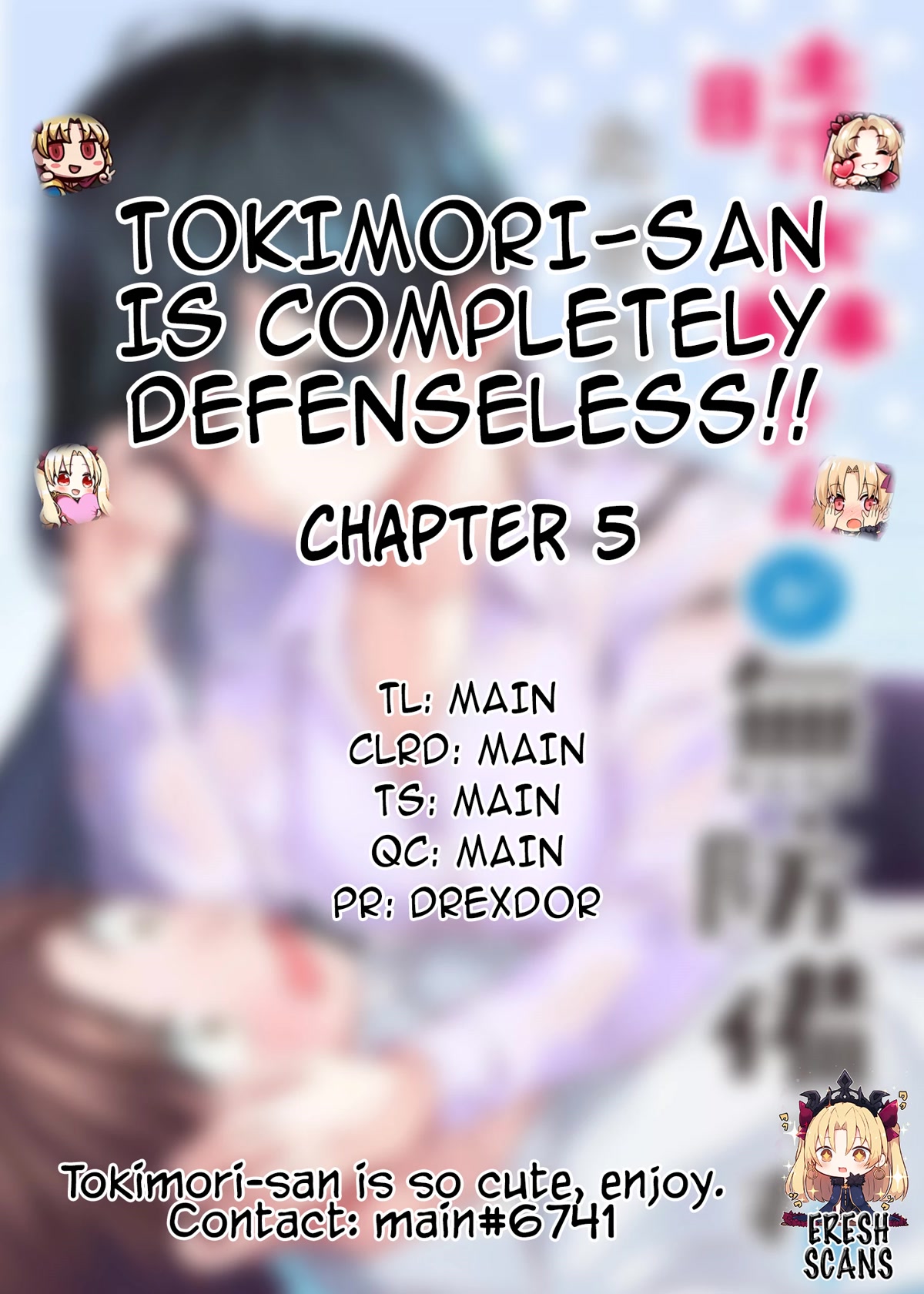 Tokimori‑san is Completely Defenseless!! chapter 5 page 1