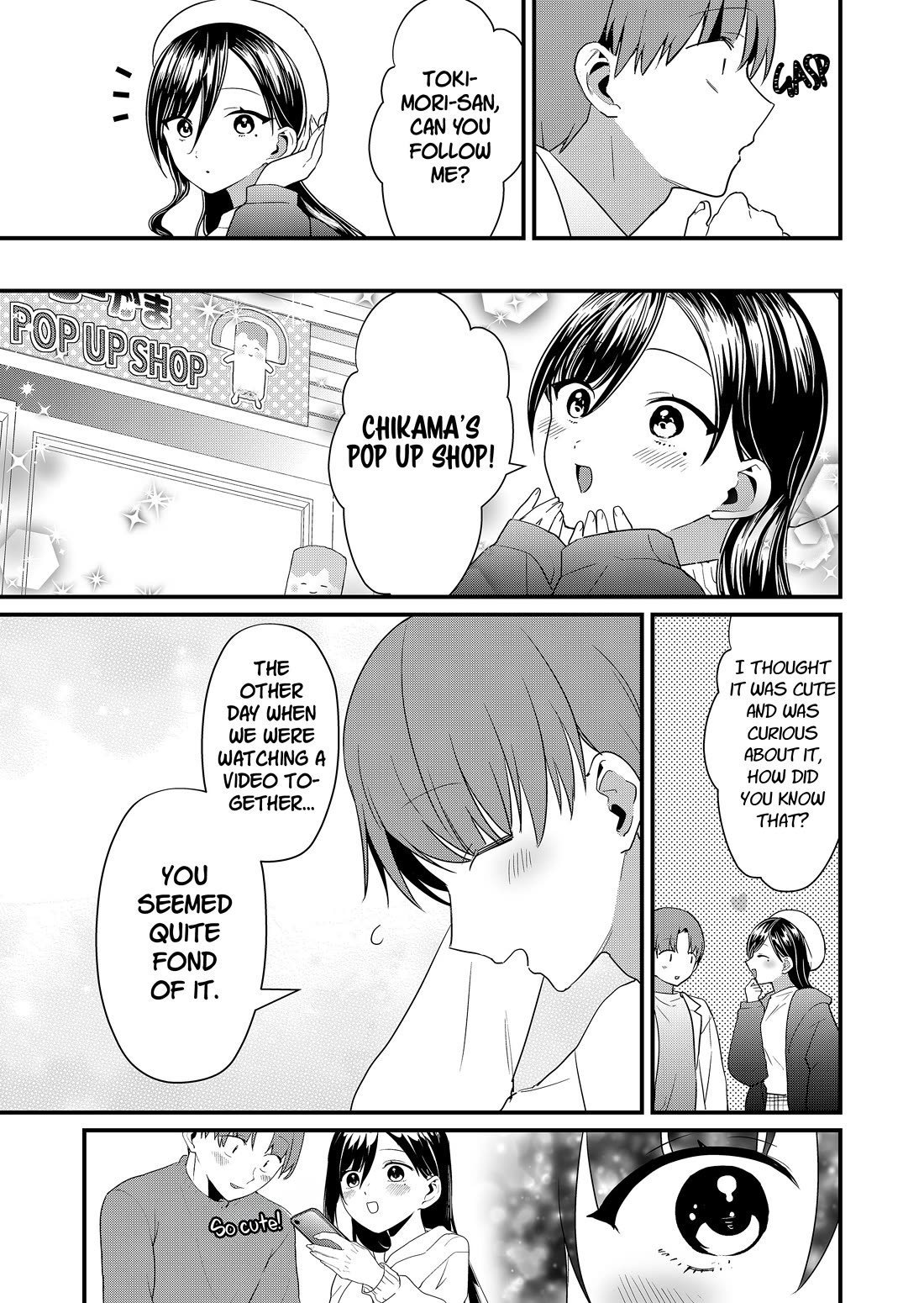 Tokimori-san Is Completely Defenseless!! chapter 59 page 8