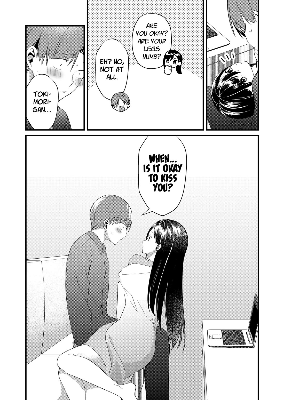 Tokimori-san Is Completely Defenseless!! chapter 82 page 8