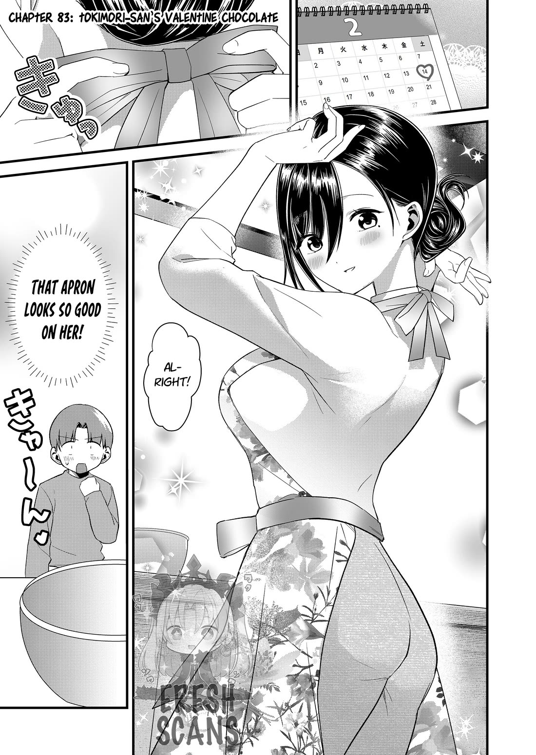 Tokimori-san Is Completely Defenseless!! chapter 83 page 1