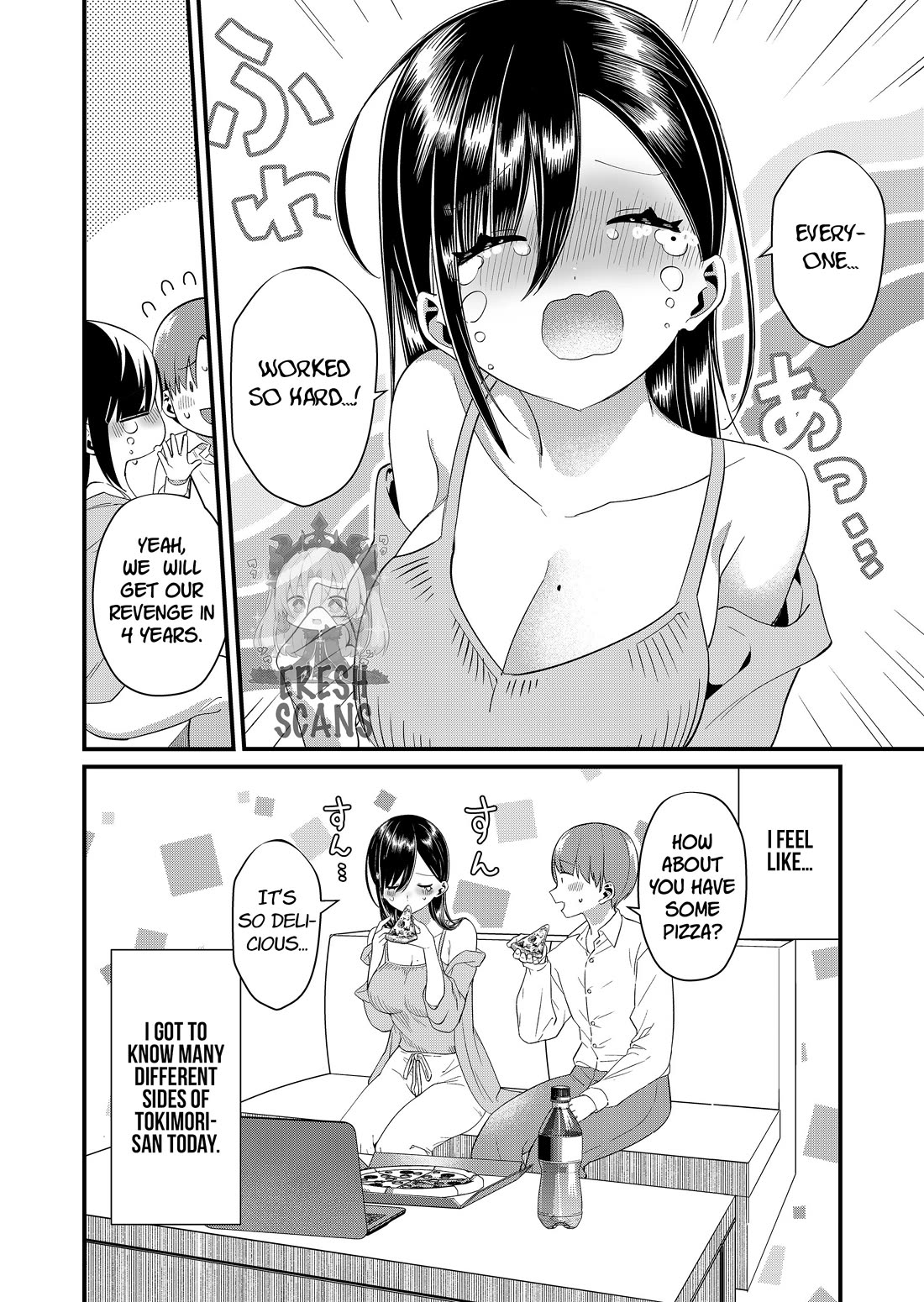 Tokimori-san Is Completely Defenseless!! chapter 89 page 12