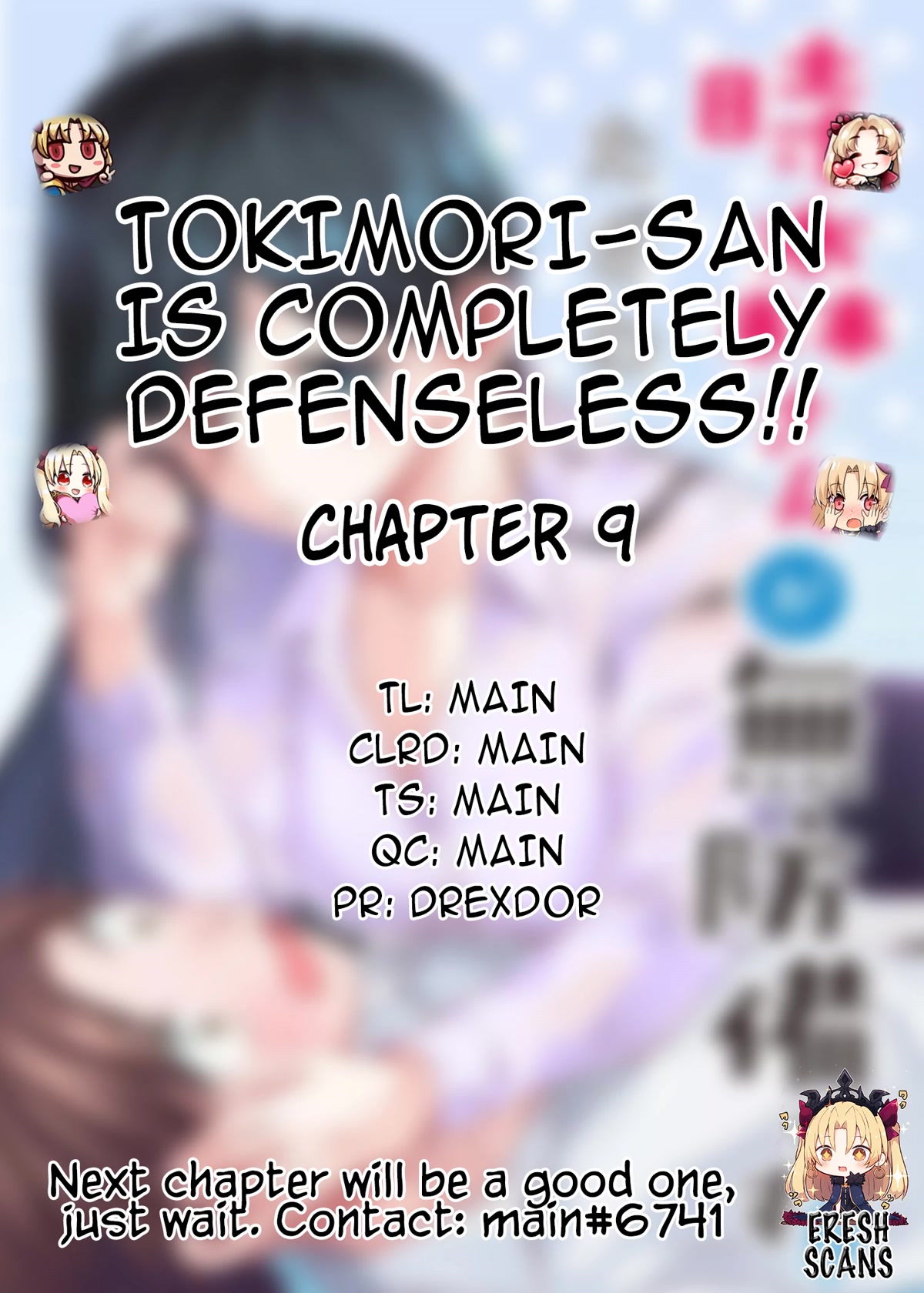 Tokimori‑san is Completely Defenseless!! chapter 9 page 1