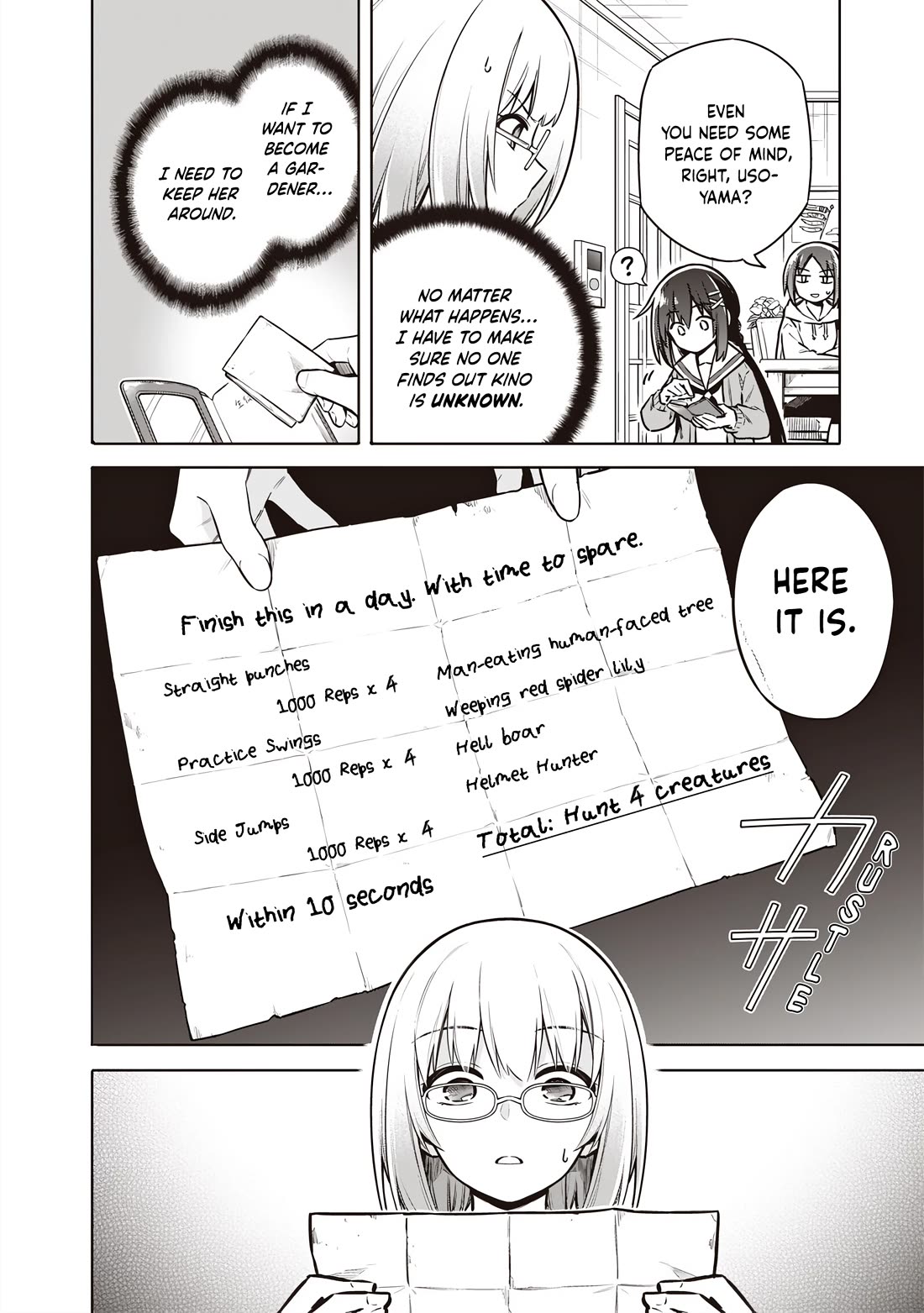 Tokyo KINOKO: The World's Strongest High School Girl with the Weakest Social Skills chapter 3 page 13