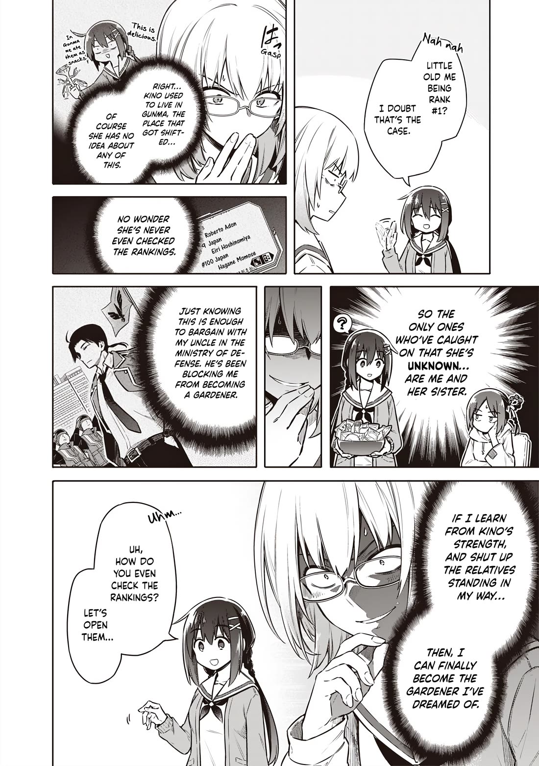 Tokyo KINOKO: The World's Strongest High School Girl with the Weakest Social Skills chapter 3 page 7