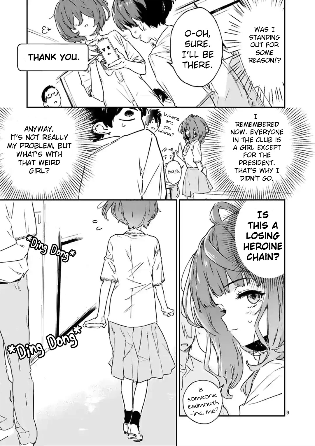 Too Many Losing Heroines! chapter 3 page 9