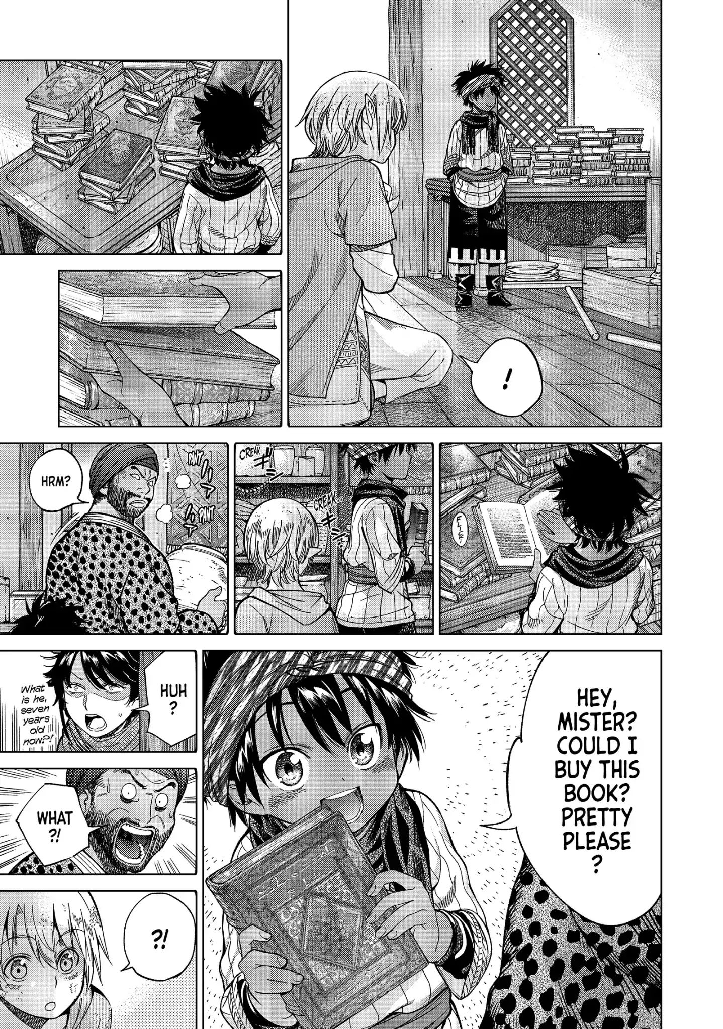 Toshokan no Daimajutsushi chapter 7 page 35