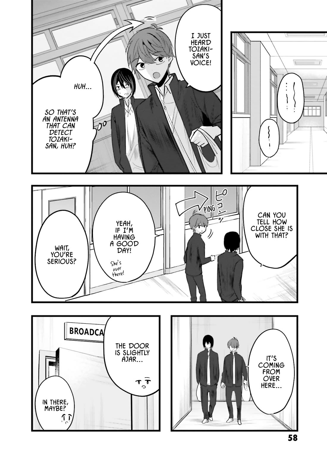 Tozaki-san Is Cold Only to Me chapter 10 page 4