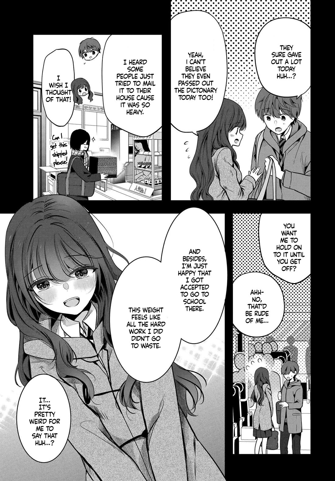 Tozaki-san Is Cold Only to Me chapter 2 page 7