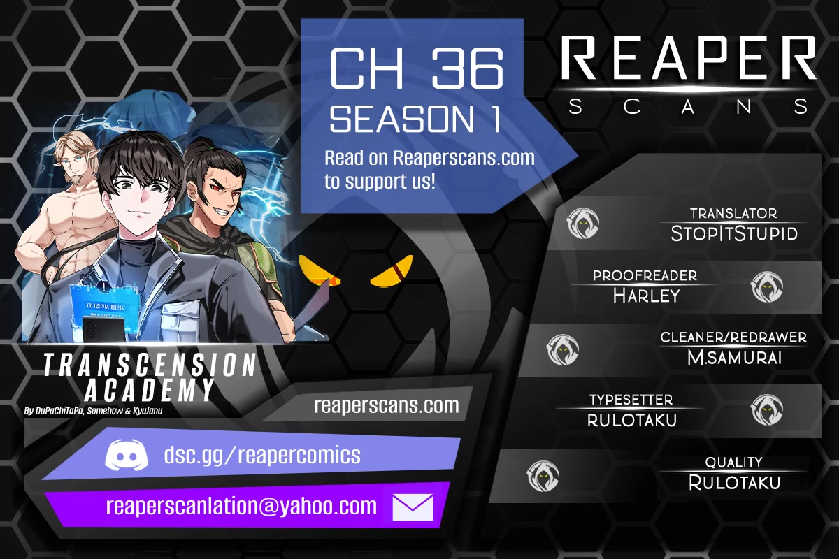 Transcension Academy chapter 36 page 1