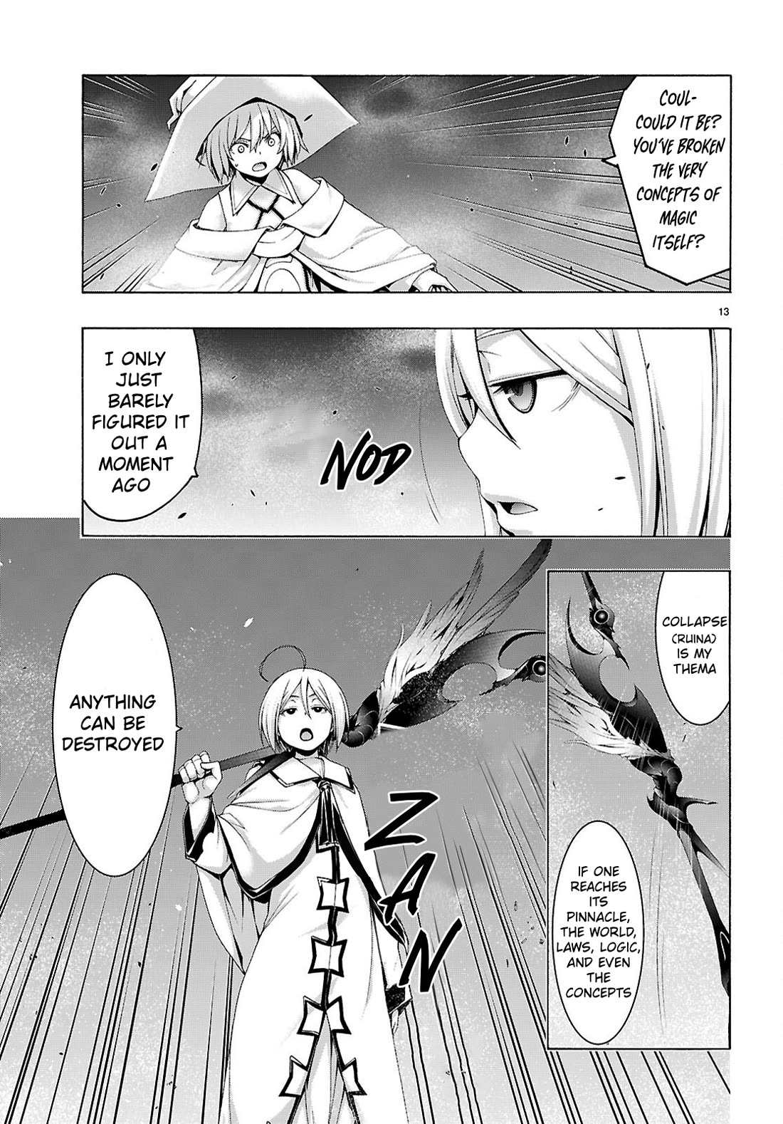 Trinity Seven: 7-Nin no Mahoutsukai chapter 162 page 14