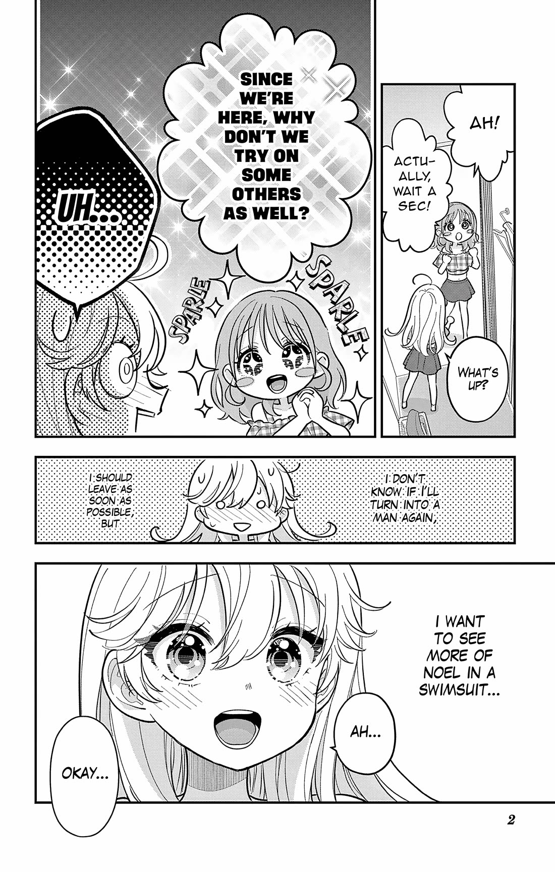 Uesugi-kun Wants to Quit Being a Girl chapter 22.5 page 2