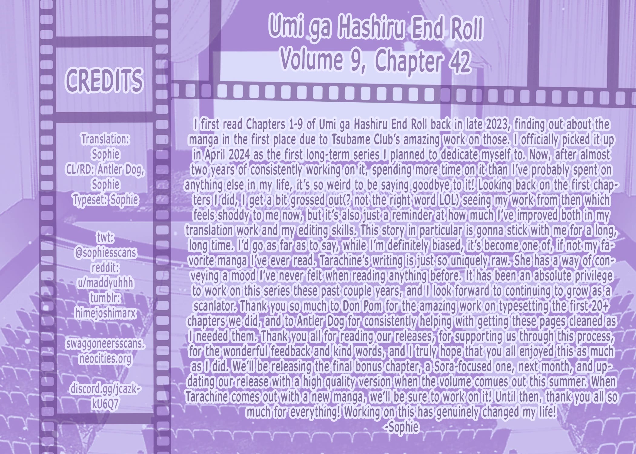 Umi ga Hashiru End Roll chapter 42 page 37