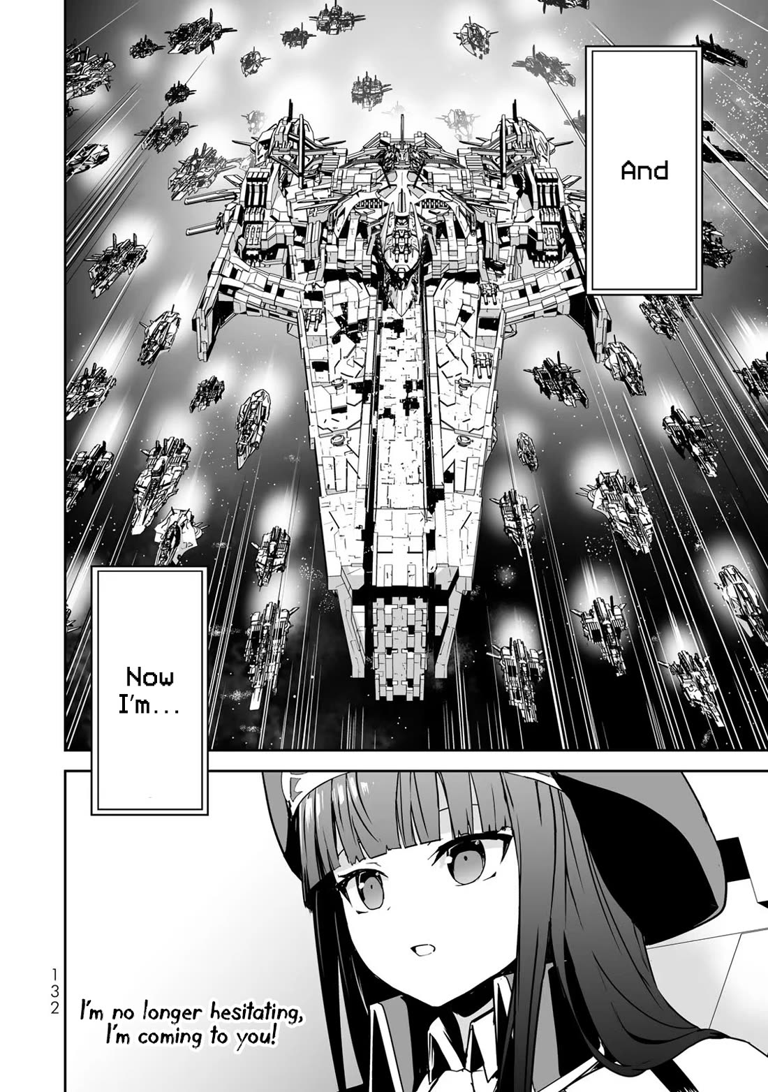 Unparalleled Path ~ Reincarnated as the AI for a Space Battleship ~ chapter 14 page 34