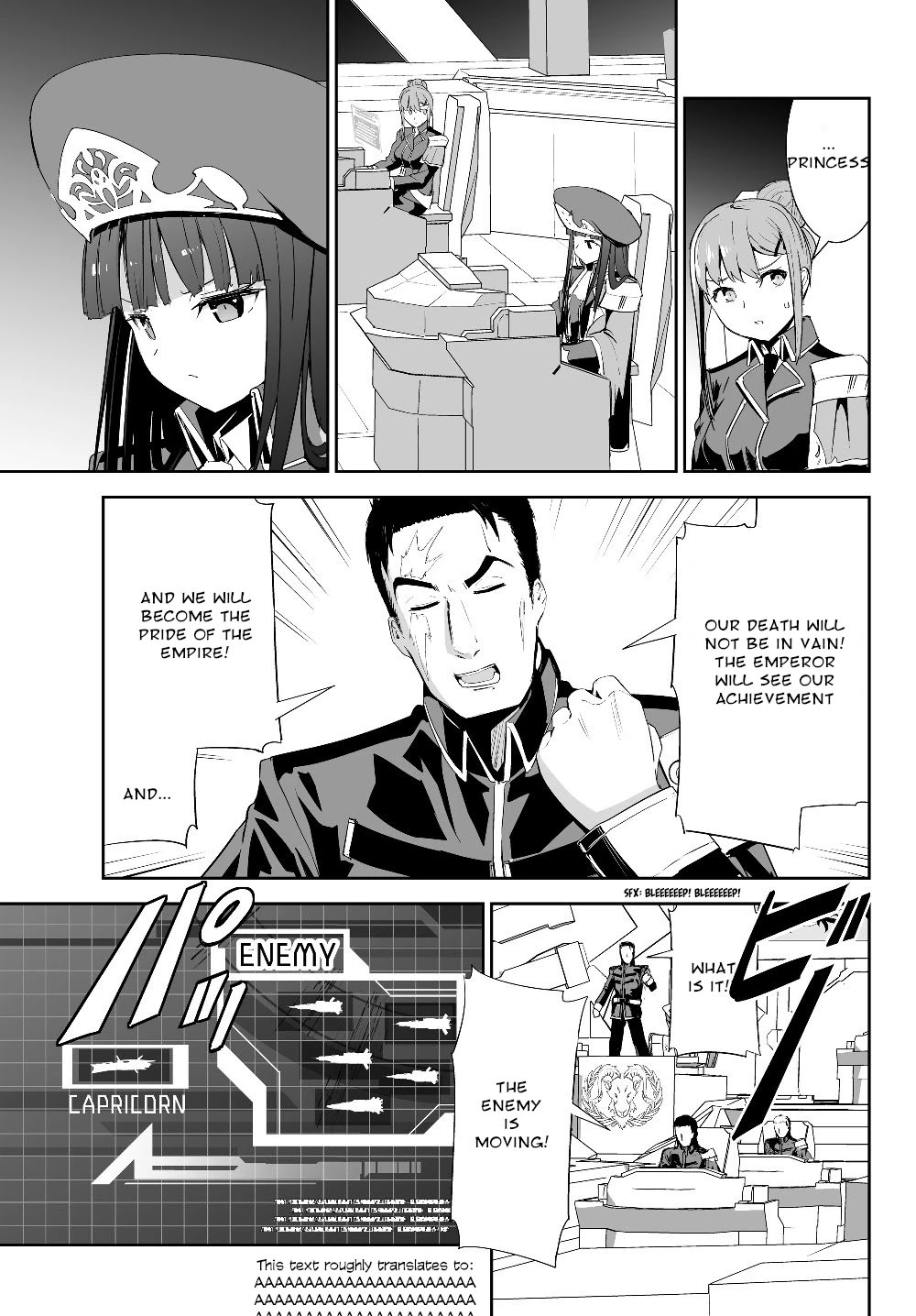Unparalleled Path ~ Reincarnated as the AI for a Space Battleship ~ chapter 3 page 11