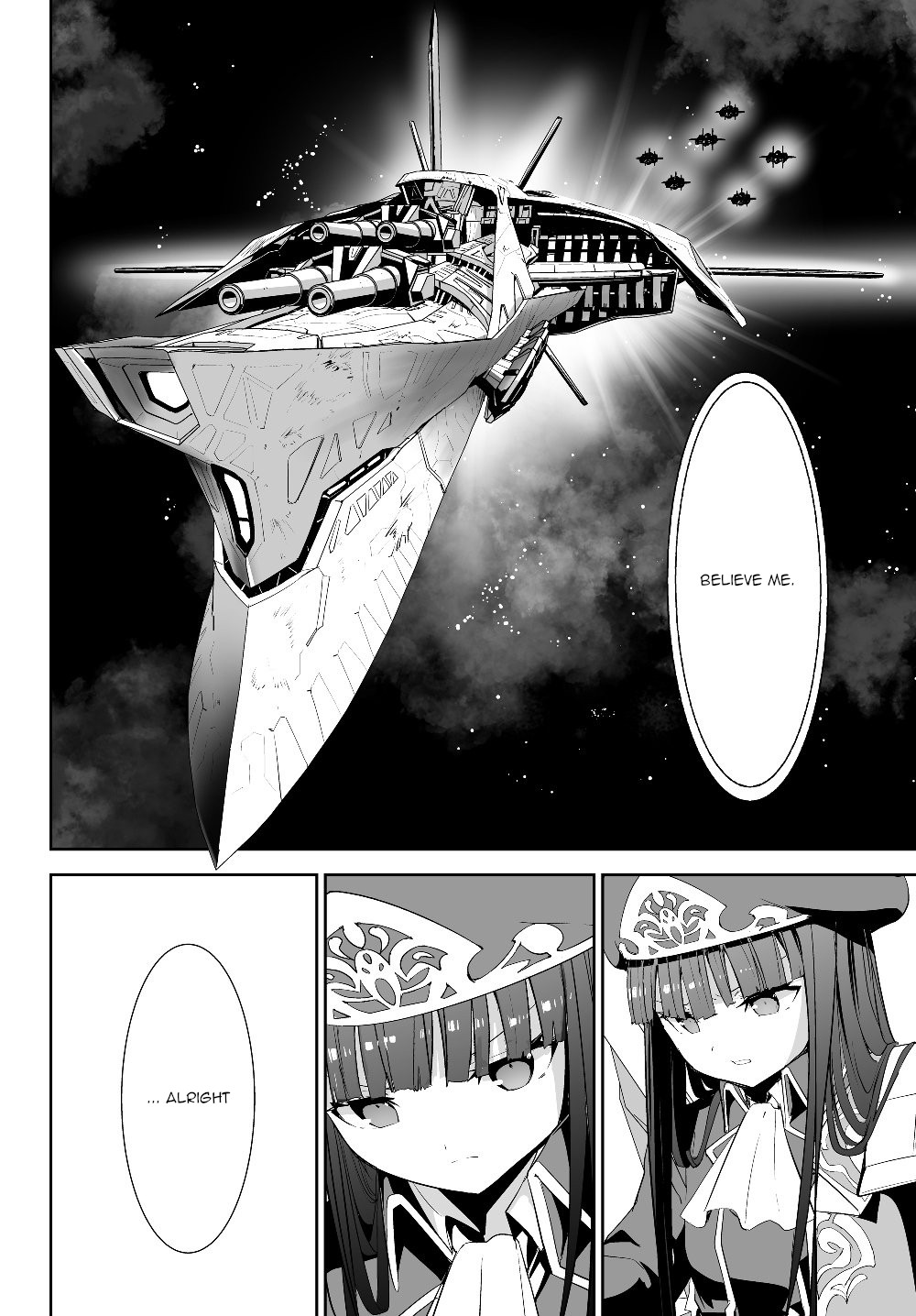 Unparalleled Path ~ Reincarnated as the AI for a Space Battleship ~ chapter 3 page 8