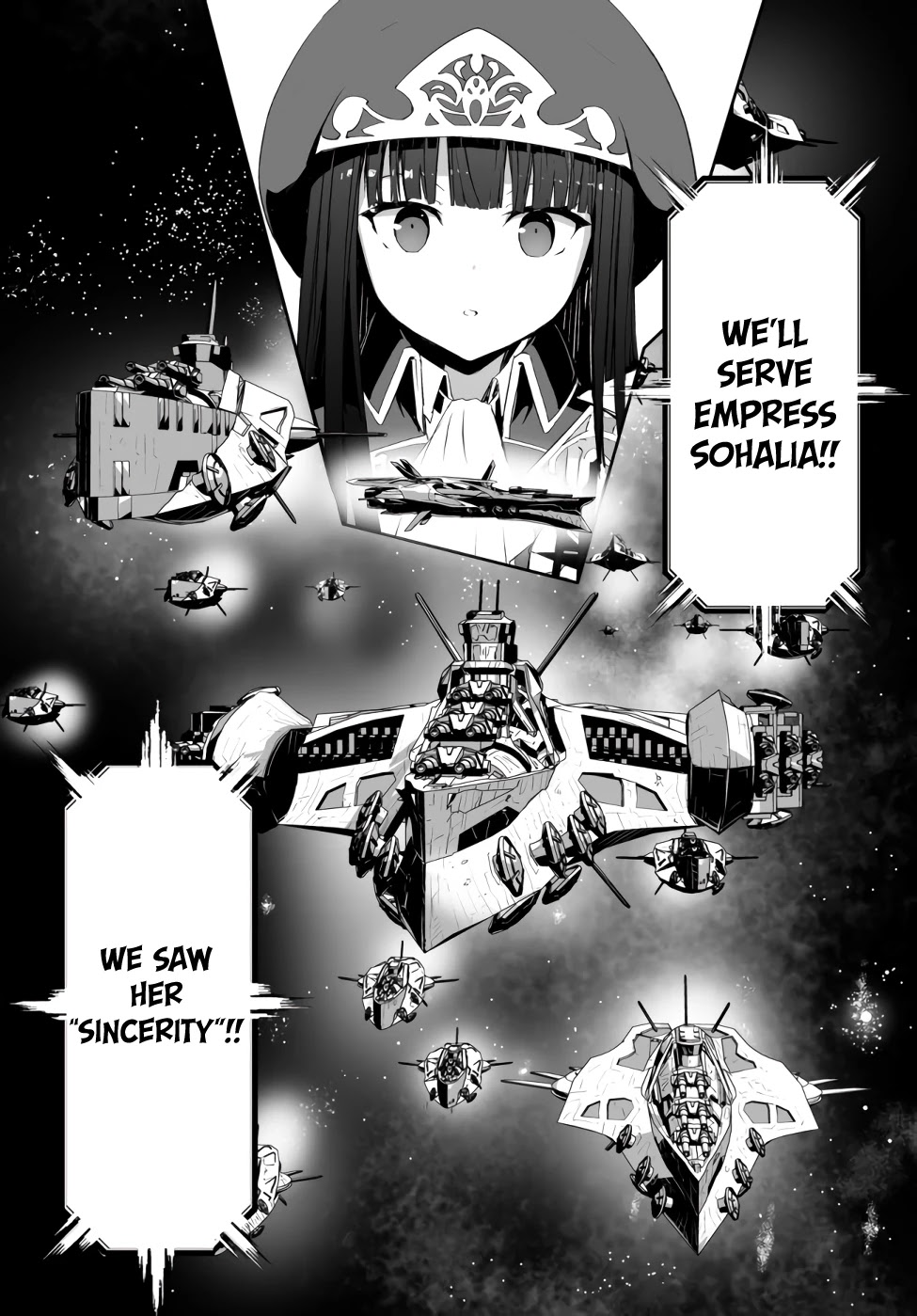 Unparalleled Path ~ Reincarnated as the AI for a Space Battleship ~ chapter 6 page 29