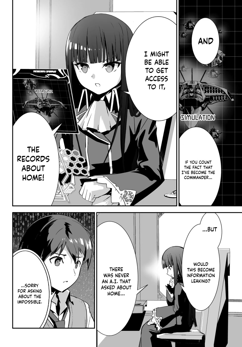 Unparalleled Path ~ Reincarnated as the AI for a Space Battleship ~ chapter 7 page 26