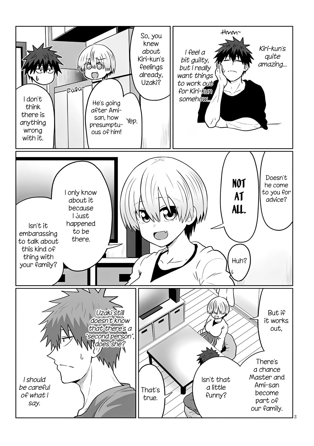 Uzaki-chan wa Asobitai! chapter 125 page 3