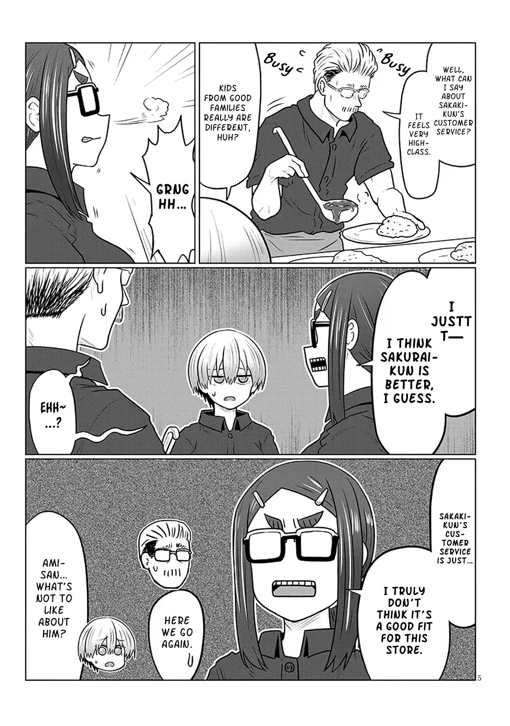 Uzaki-chan wa Asobitai! chapter 130 page 5