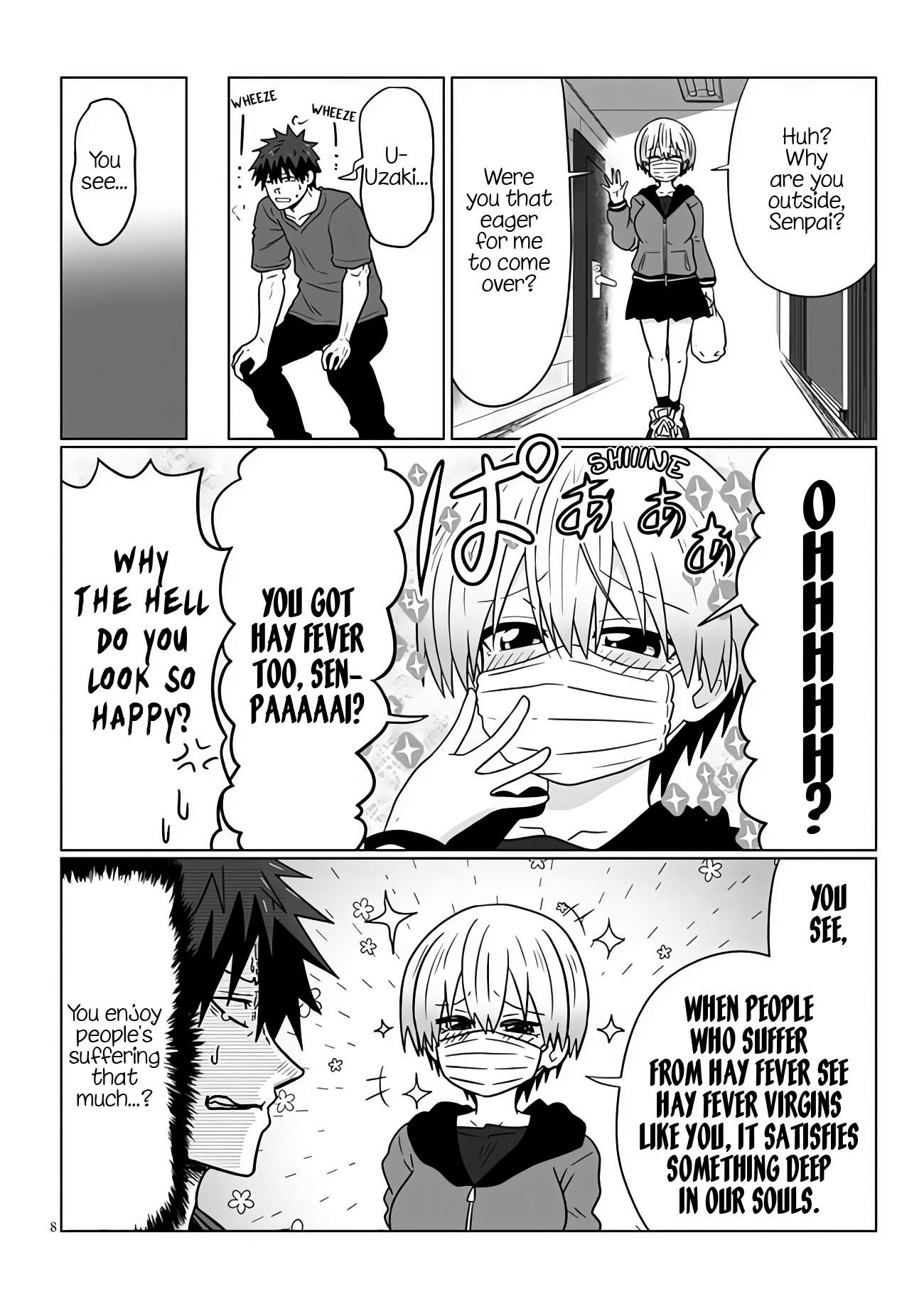 Uzaki-chan wa Asobitai! chapter 96 page 8