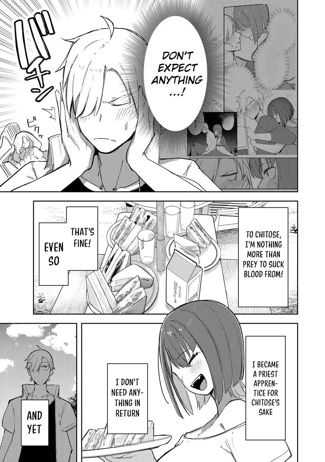 Vampire-san Wants Her (Man's) Blood Taken chapter 14 page 4