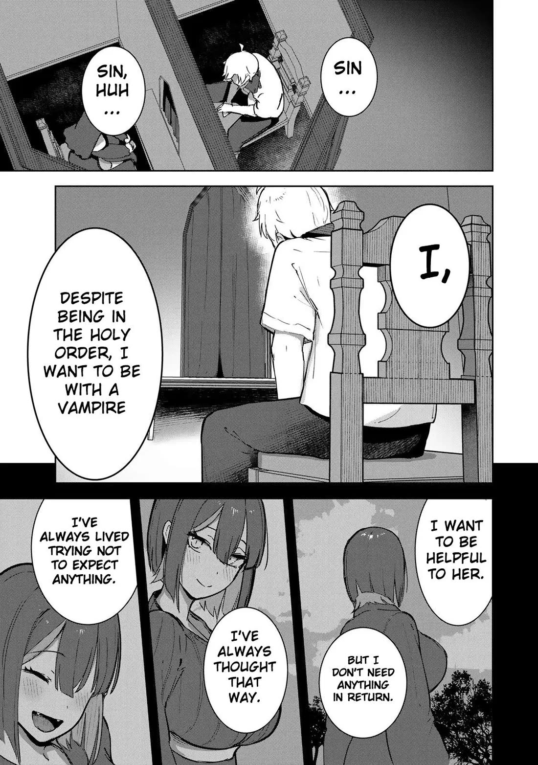 Vampire-san Wants Her (Man's) Blood Taken chapter 15 page 14