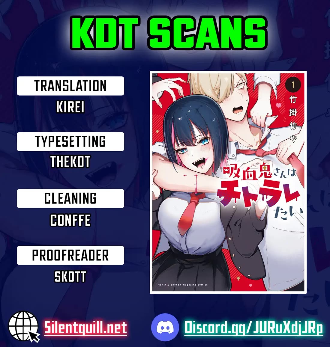 Vampire-san Wants Her (Man's) Blood Taken chapter 18 page 1