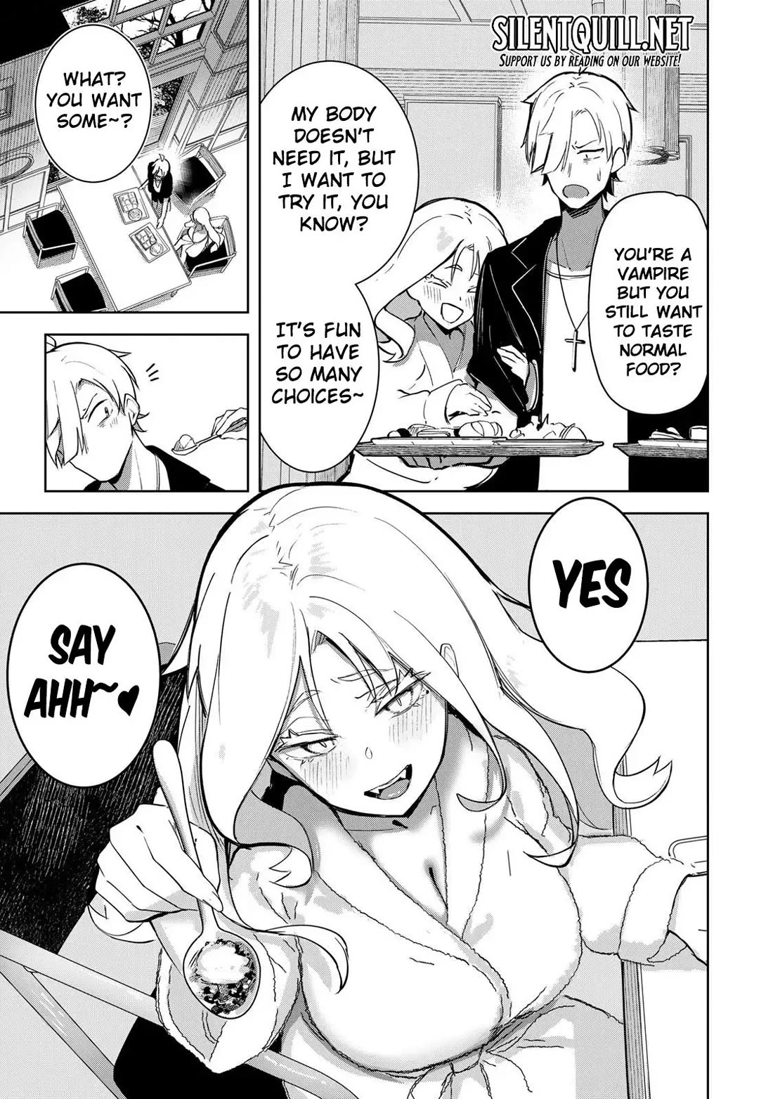 Vampire-san Wants Her (Man's) Blood Taken chapter 18 page 6